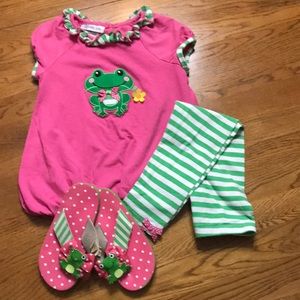 Outfit with flip flops